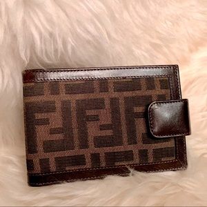 Authentic Fendi bill fold wallet